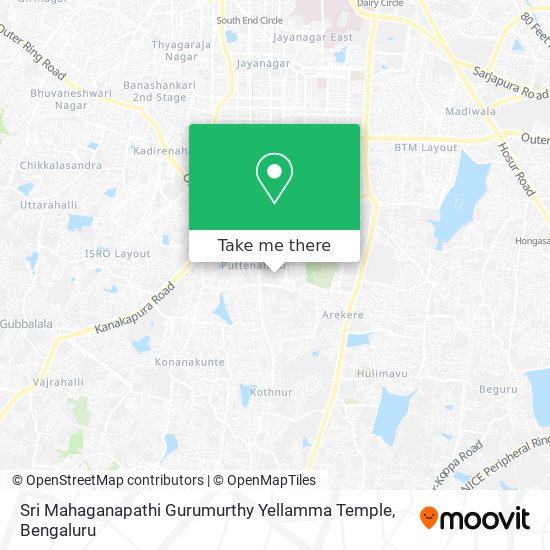 Sri Mahaganapathi Gurumurthy Yellamma Temple map