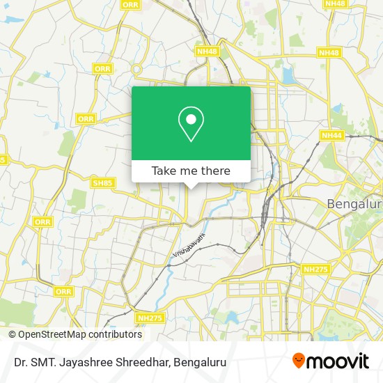 Dr. SMT. Jayashree Shreedhar map