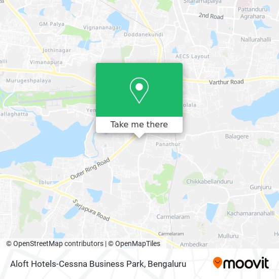 Aloft Hotels-Cessna Business Park map