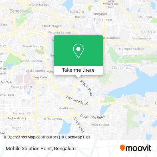 Mobile Solution Point map