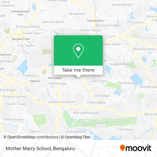 Mother Marry School map