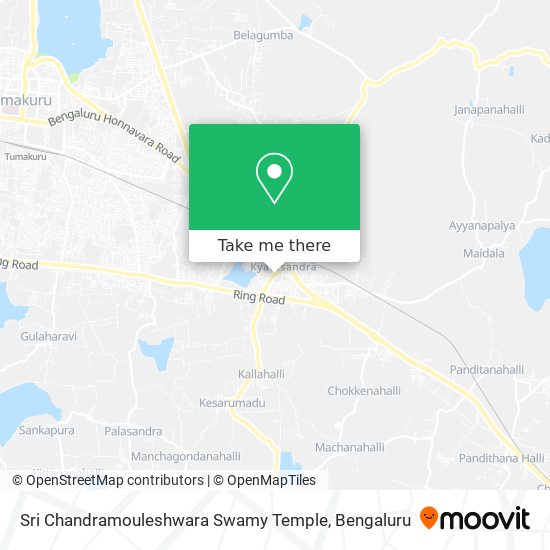 Sri Chandramouleshwara Swamy Temple map