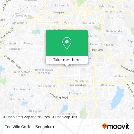 Tea Villa Coffee map