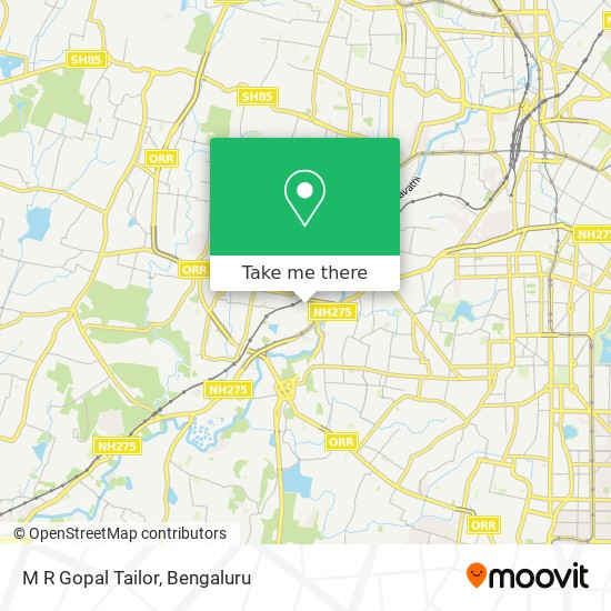 M R Gopal Tailor map