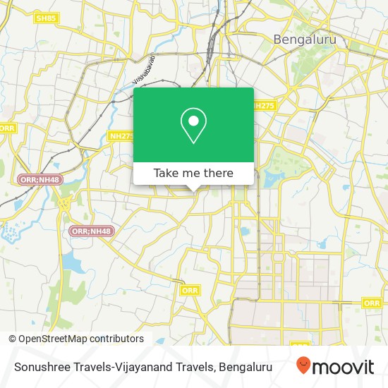 Sonushree Travels-Vijayanand Travels map
