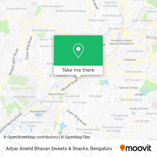 Adyar Anand Bhavan Sweets & Snacks map