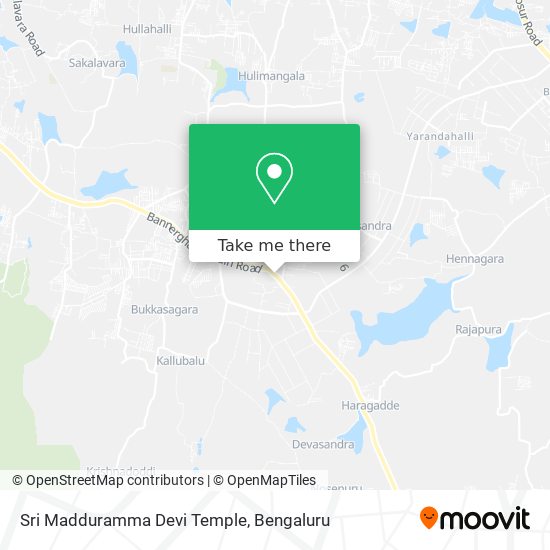 Sri Madduramma Devi Temple map