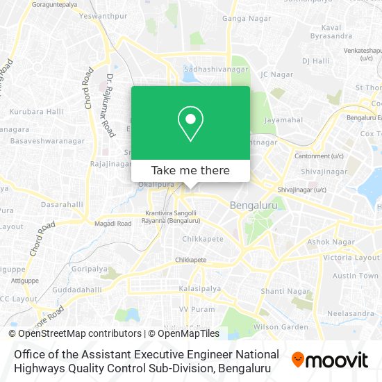 Office of the Assistant Executive Engineer National Highways Quality Control Sub-Division map