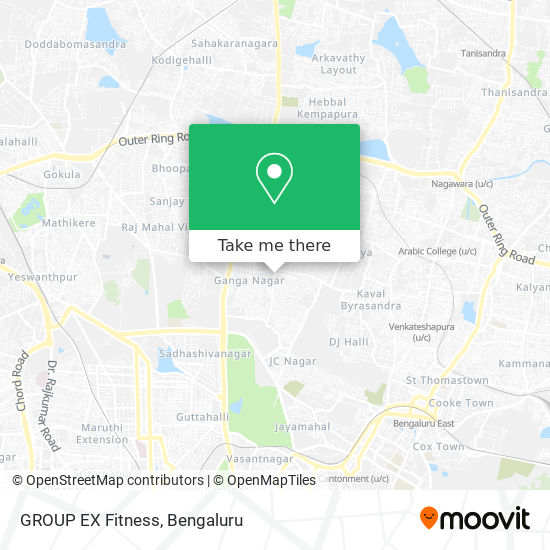 GROUP EX Fitness map