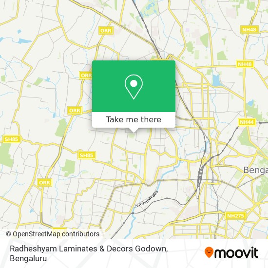 Radheshyam Laminates & Decors Godown map