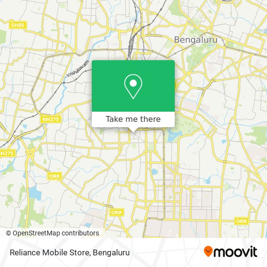 Reliance Mobile Store map