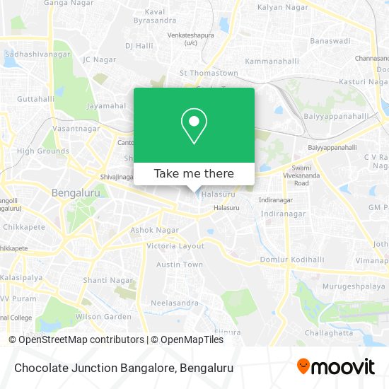 Chocolate Junction Bangalore map