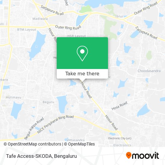 Tafe Access-SKODA map