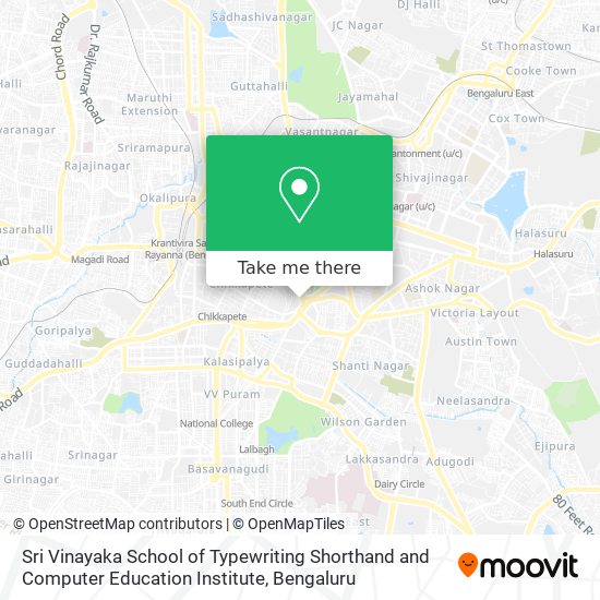 Sri Vinayaka School of Typewriting Shorthand and Computer Education Institute map