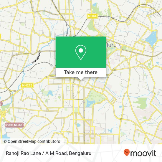 Ranoji Rao Lane / A M Road map