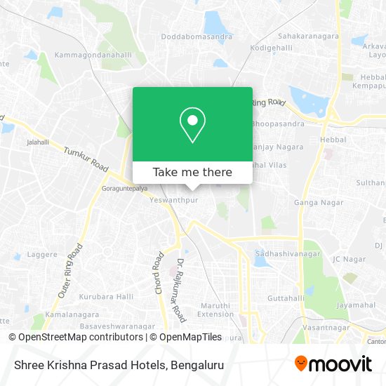 Shree Krishna Prasad Hotels map