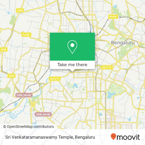 Sri Venkataramanaswamy Temple map