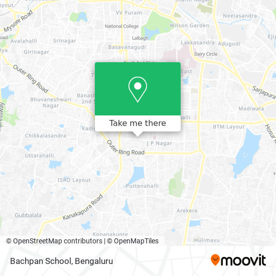 Bachpan School map