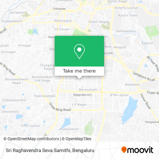Sri Raghavendra Seva Samithi map