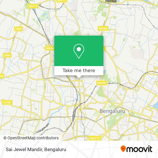 Sai Jewel Mandir map