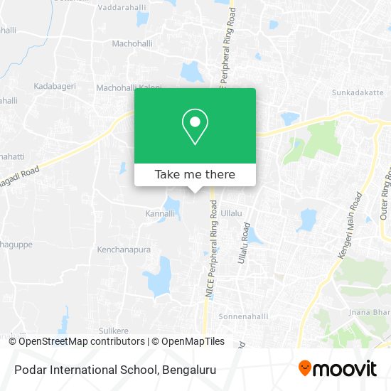 Podar International School map