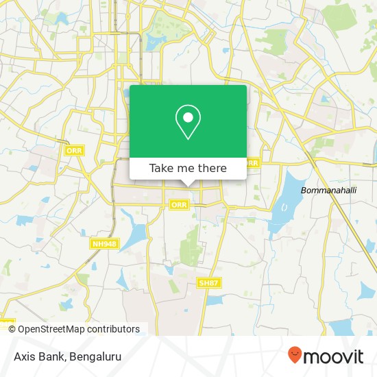 Axis Bank map