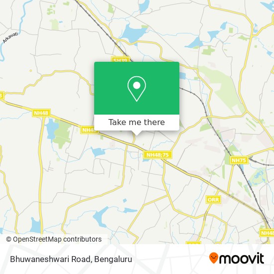 Bhuwaneshwari Road map