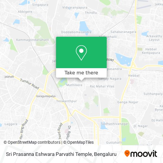 Sri Prasanna Eshwara Parvathi Temple map