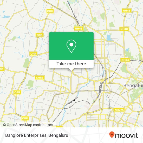 Banglore Enterprises map