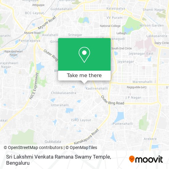 Sri Lakshmi Venkata Ramana Swamy Temple map