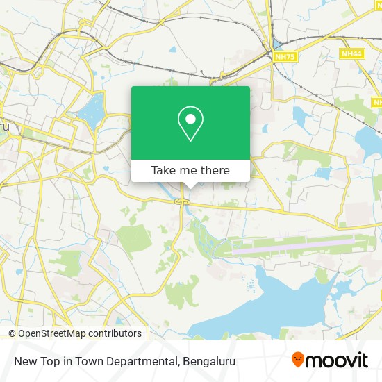 New Top in Town Departmental map