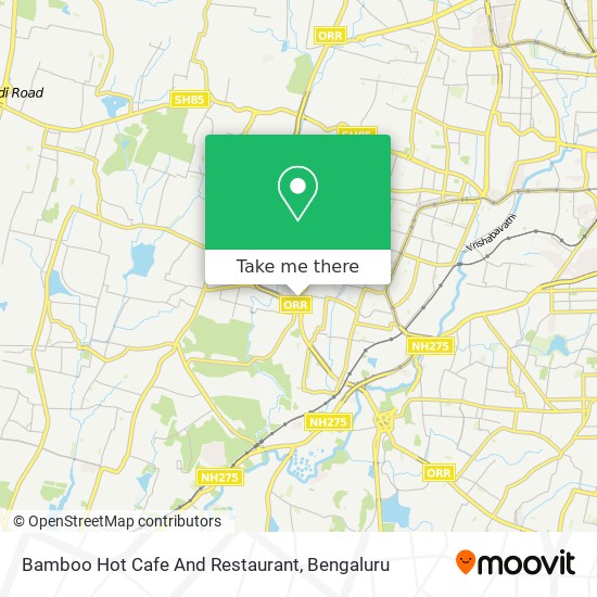 Bamboo Hot Cafe And Restaurant map