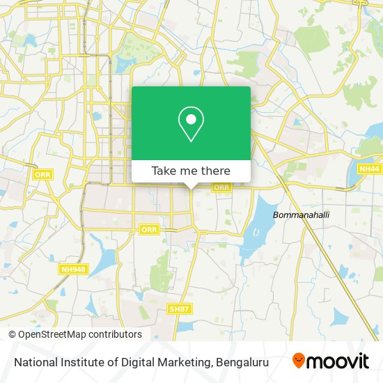 National Institute of Digital Marketing map