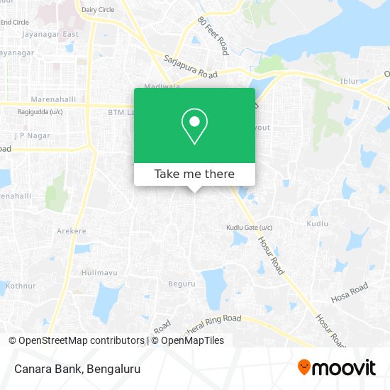 Canara Bank map