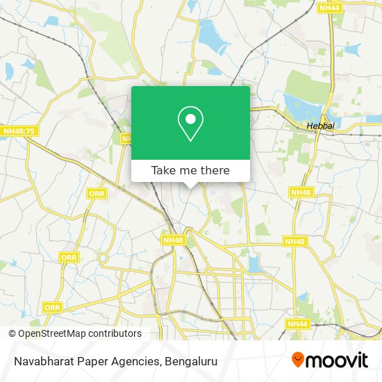 Navabharat Paper Agencies map