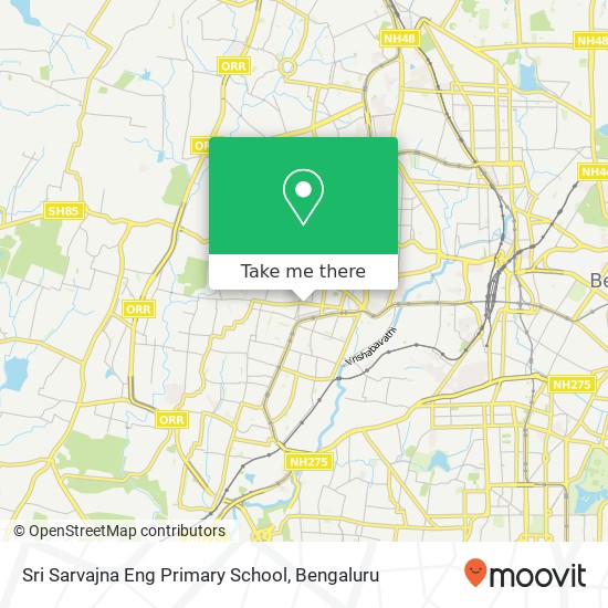 Sri Sarvajna Eng Primary School map