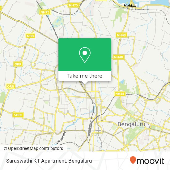 Saraswathi KT Apartment map