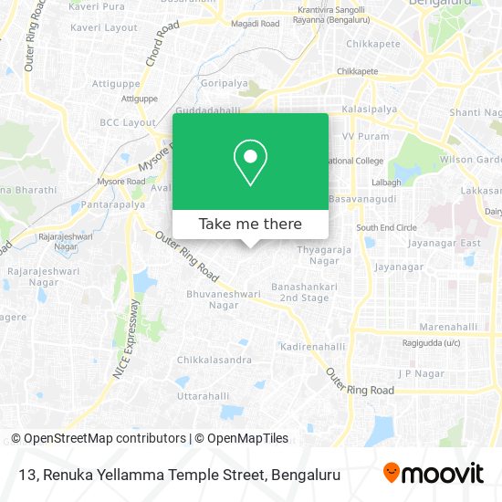 13, Renuka Yellamma Temple Street map