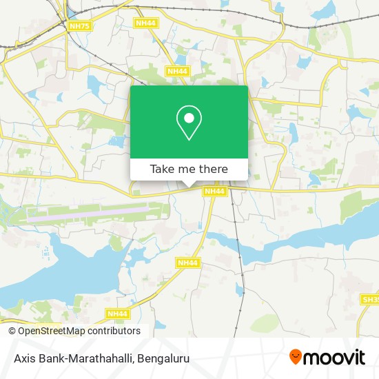 Axis Bank-Marathahalli map