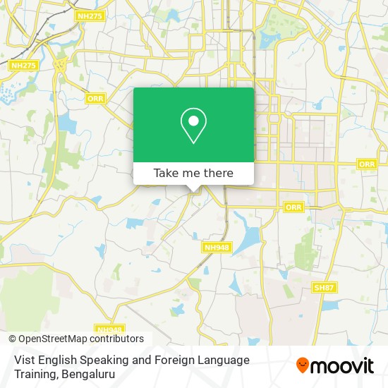 Vist English Speaking and Foreign Language Training map