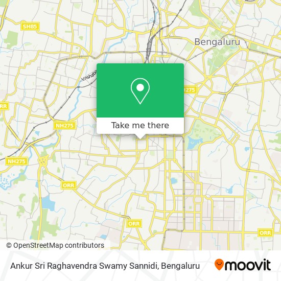Ankur Sri Raghavendra Swamy Sannidi map