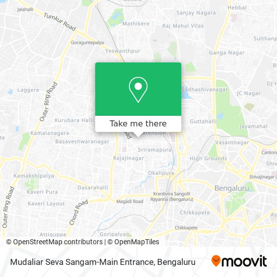 Mudaliar Seva Sangam-Main Entrance map