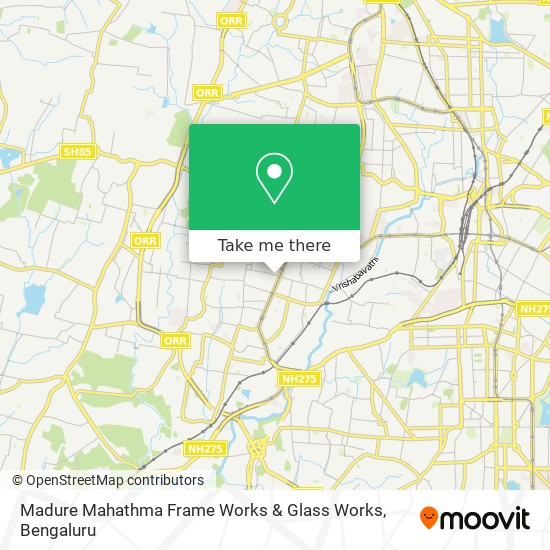 Madure Mahathma Frame Works & Glass Works map