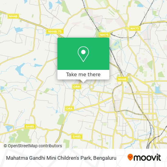 Mahatma Gandhi Mini Children's Park map