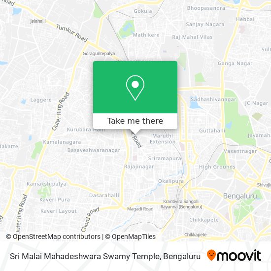 Sri Malai Mahadeshwara Swamy Temple map