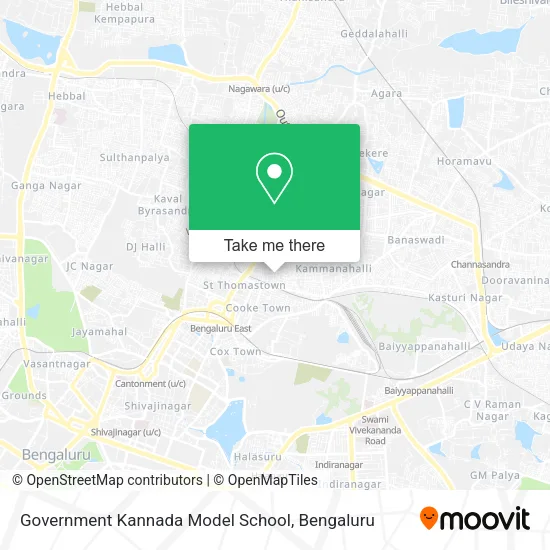 Government Kannada Model School map