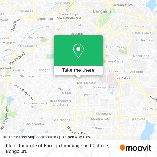 Iflac - Institute of Foreign Language and Culture map