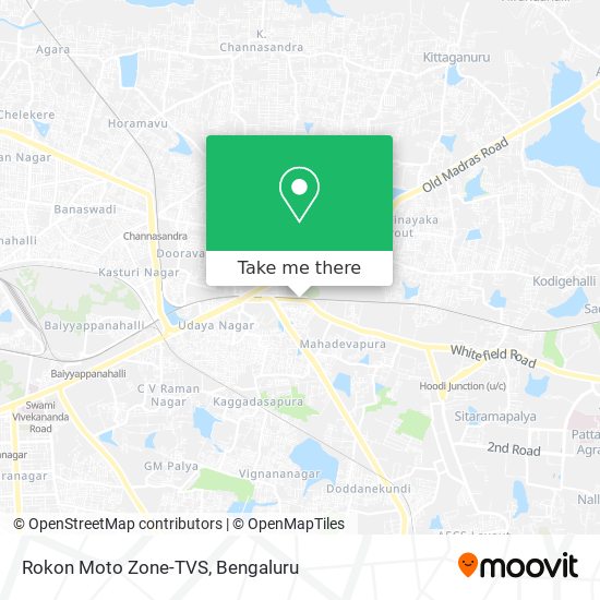 Rokon Moto Zone-TVS map