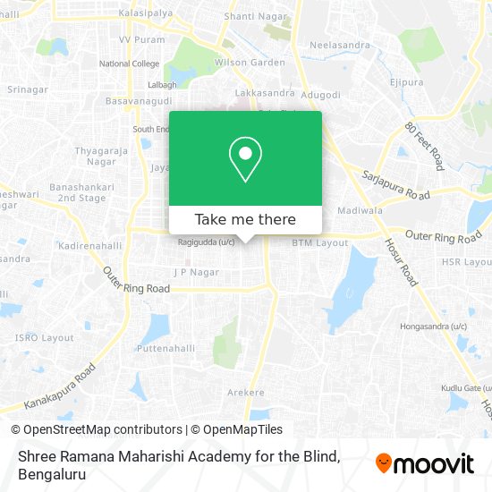 Shree Ramana Maharishi Academy for the Blind map