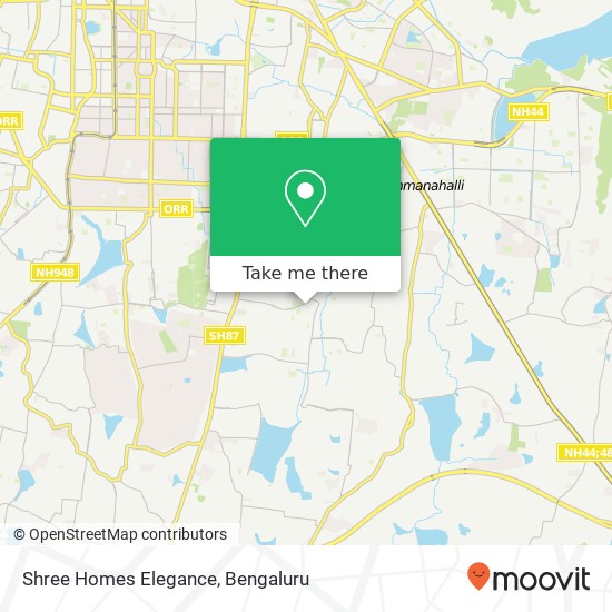 Shree Homes Elegance map